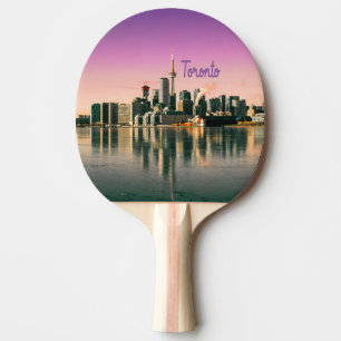 Raquette De Ping Pong Toronto Capitale de l'Ontario Canada City Skyline