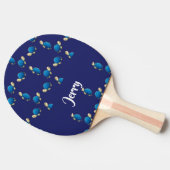 Raquette De Ping Pong tortues bleues (Côté)
