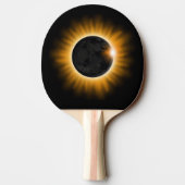 Raquette De Ping Pong Totalité Éclipse solaire Personnalisée (Dos)