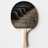 Raquette De Ping Pong Touches de piano de musique antique (Dos)