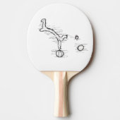 Raquette De Ping Pong Tour d'adresse de bébé phoque unique (Devant)