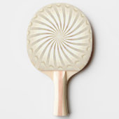 Raquette de ping pong tourbillon crème beige (Dos)