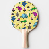 Raquette De Ping Pong Tourbillon d'animaux (Devant)