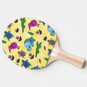 Raquette De Ping Pong Tourbillon d'animaux (Côté)