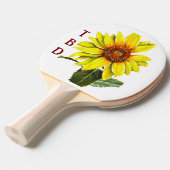 Raquette de Ping Pong Tournesol (Devant Angle)