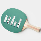 Raquette De Ping Pong Tout ce dont vous avez besoin est MOINS, minimalis (Côté)