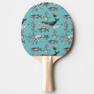 Raquette De Ping Pong Tout les motif de mer