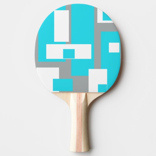 Raquette De Ping Pong Tranquillité Turquoise Funky Ping Paddle (Devant)