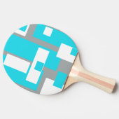 Raquette De Ping Pong Tranquillité Turquoise Funky Ping Paddle (Côté)