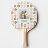 Raquette De Ping Pong Trendy Pastel Easter Photo Paddle | Personalized (Devant)