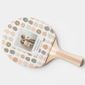 Raquette De Ping Pong Trendy Pastel Easter Photo Paddle | Personalized (Côté)