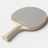 Raquette De Ping Pong Trendy Soft Gray-Beige  Custom Ping Pong Paddle (Devant Angle)