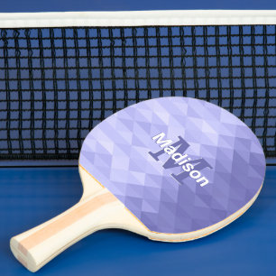Raquette De Ping Pong Très peri carré triangle violet géométrie