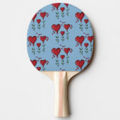 Raquette De Ping Pong Trois Coeurs mignons (Dos)