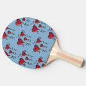 Raquette De Ping Pong Trois Coeurs mignons (Côté)