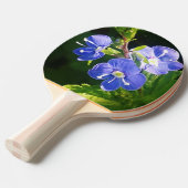 Raquette De Ping Pong Trois fleurs bleues (Devant Angle)
