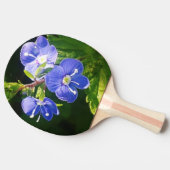 Raquette De Ping Pong Trois fleurs bleues (Côté)
