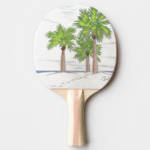 Raquette De Ping Pong TROIS PALMS Ping-Pong Paddle (Devant)