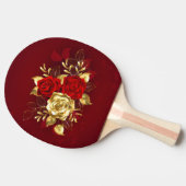 Raquette De Ping Pong Trois Roses de bijoux (Côté)