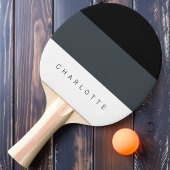 Raquette De Ping Pong Trois tons de fer moderne avec nom