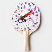 Raquette De Ping Pong Trompette festive (Devant)