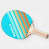 Raquette De Ping Pong Tropic Splash Angled Striping with Name (Côté)