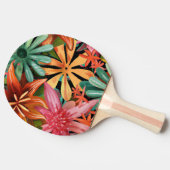 Raquette De Ping Pong tropical/hawaïen/floral/fleur (Côté)
