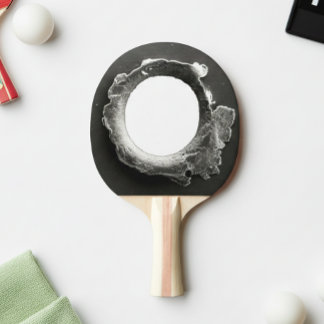 Raquette De Ping Pong Trou Faux Trou En Métal À Puce Drôle