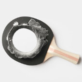 Raquette De Ping Pong Trou Faux Trou En Métal À Puce Drôle (Côté)