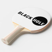 Raquette De Ping Pong Trou noir (Devant Angle)
