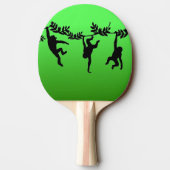 Raquette De Ping Pong Troupe de singes (Dos)