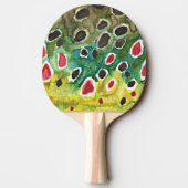 Raquette De Ping Pong truite Brown (Dos)