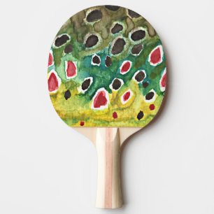 Raquette De Ping Pong truite Brown