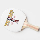 Raquette De Ping Pong Trump Presidential 💪 Gold (Côté)