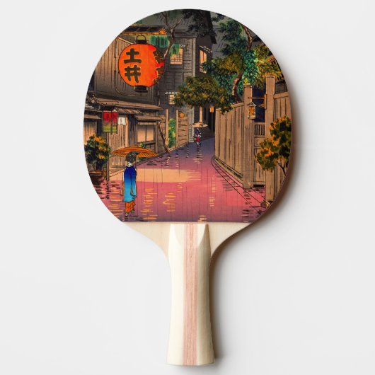 Raquette De Ping Pong Tsuchiya Koitsu - Soirée à Ushigome (Dos)