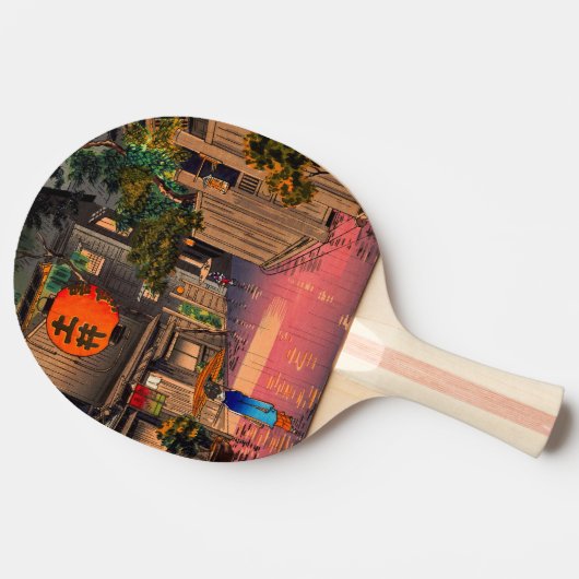 Raquette De Ping Pong Tsuchiya Koitsu - Soirée à Ushigome (Côté)