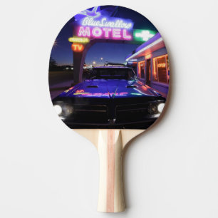 Raquette De Ping Pong Tucumcari, Nouveau Mexique, Etats-Unis. Itinérair