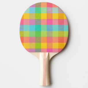 Raquette De Ping Pong Tutti Frutti Plaid - Ping À damiers Coloré