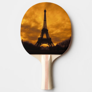 Raquette De Ping Pong UE, France, Paris. Tour Eiffel.