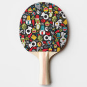 Raquette De Ping Pong Ugly Christmas and Happy New Year (Dos)