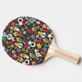 Raquette De Ping Pong Ugly Christmas and Happy New Year (Côté)