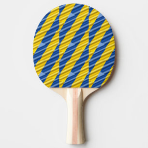 Raquette De Ping Pong Ukraine bleue et jaune Inspirations Paix pas de gu