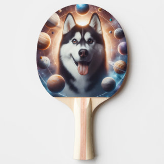 Raquette De Ping Pong Um PET no espaço