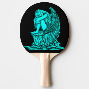 Raquette De Ping Pong Un ange endormi sur la pierre