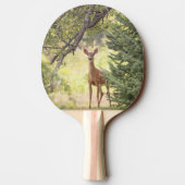 Raquette De Ping Pong Un cerf solitaire (Dos)
