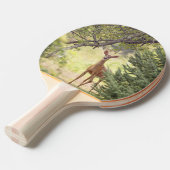 Raquette De Ping Pong Un cerf solitaire (Devant Angle)