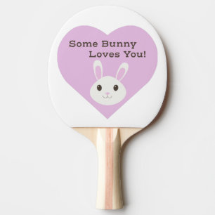 Raquette De Ping Pong Un Lapin T'Aime