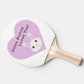 Raquette De Ping Pong Un Lapin T'Aime (Côté)