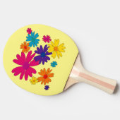 Raquette De Ping Pong Un lit fleuri de fleurs marguerites (Côté)