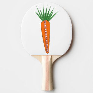 Raquette De Ping Pong Une carotte pour la pagaie de Ping Pong de rennes